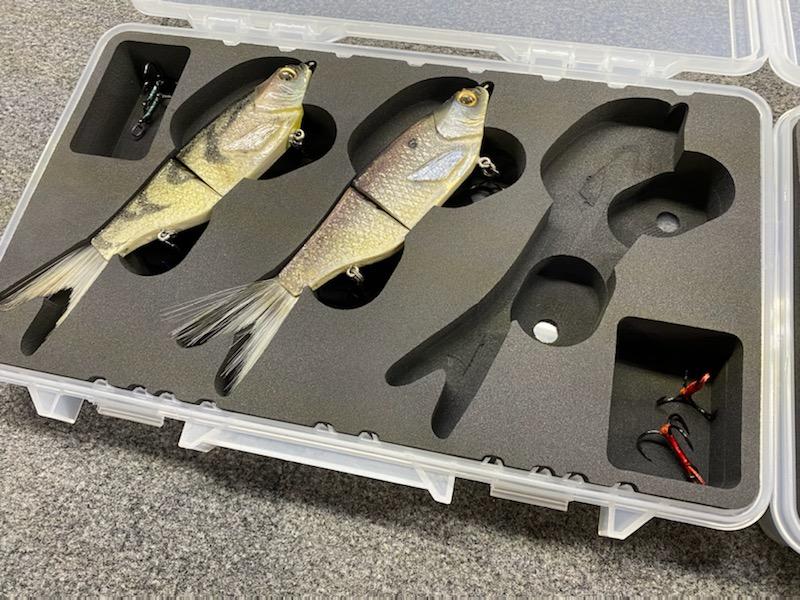 fishmore tackle box T3 Pro Fat AZ Musky Lures STREAM NETS | Brady's fit for Reef Runner Model:5000 / 7' 1pc Medium (Ready to Ship)