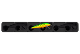Top view of FishMore Favorites Bar Tackle Insert fitting Rapala CountDown size 9 lures in Plano 3700 size box