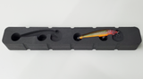 Top view of FishMore Favorites Bar Tackle Insert fitting Rapala Husky Jerk size HJ10 lures