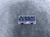 Top view of FishMore Favorites Bar Tackle Insert fitting Rapala Ice Fishing size Jigging Spoon 1/16 1/8 oz lures in Plano 3500 size box
