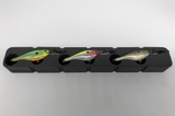 Top view of FishMore Favorites Bar Tackle Insert fitting Rapala Shad Rap Rattle Shad size SRRS07 lures