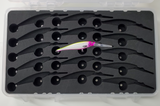 FishMore T3 Pro Tackle Box fitting Berkley Flicker Minnow size FM09 lures in Plano 3700 size
