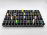 FishMore T3 Pro Tackle Box fitting Ice Fishing Jigging Spoons size 1/4 oz to 1/2 oz lures in Plano 3700 size