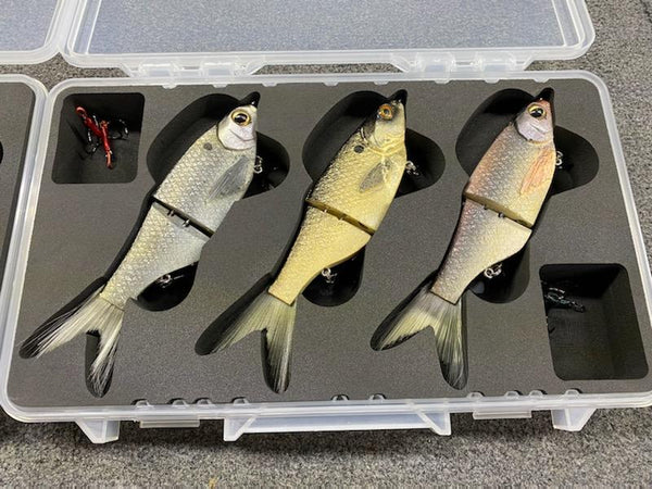 chad fishing lure SPRO - KGB Shad 180 one at the nose of the top bait or the middle bait Spro KGB Chad Shad 180