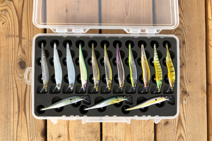 FishMore T3 Pro Tackle Box fitting Megabass Vision ONETEN lures in Plano 3700 size