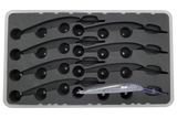 FishMore T3 Pro Tackle Box fitting Rapala Deep Husky Jerk size DHJ14 lures in Plano 3700 size