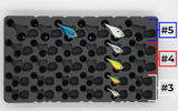 FishMore T3 Pro Tackle Box fitting Rapala Rippin' Rap size Combo 3/4/5 lures in Plano 3700 size