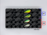FishMore T3 Pro Tackle Box fitting Rapala Rippin' Rap size Combo 6/7 lures in Plano 3700 size