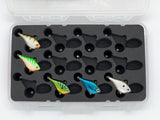 FishMore T3 Pro Tackle Box fitting Rapala Rippin' Rap size RPR05 lures in Plano 3600 size