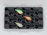 FishMore T3 Pro Tackle Box fitting Rapala Rippin' Rap size RPR06 lures in Plano 3600 size