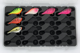 FishMore T3 Pro Tackle Box fitting Rapala Rippin' Rap size RPR07 lures in Plano 3700 size
