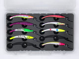 FishMore T3 Pro Tackle Box fitting Reef Runner RR800 lures in Plano 3700 size