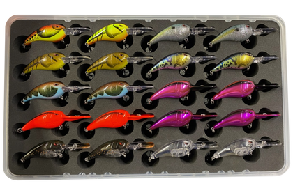 FishMore T3 Pro Tackle Box fitting SPRO RkCrawler 55 lures in Plano 3700 size