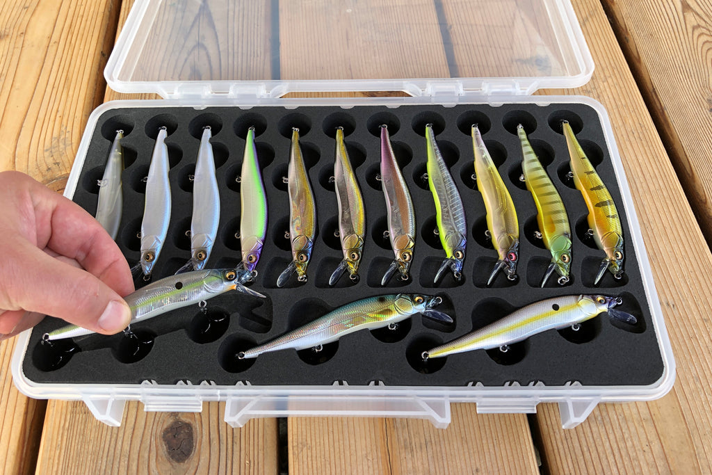 fishing lure display case products for sale